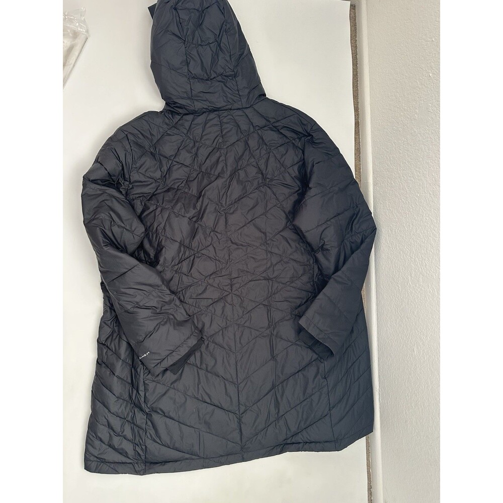 Columbia Jacket Womens XXL Black Heavenly Omni-Heat Long Puffer Coat Parka 3X - Picture 3 of 4